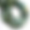 Fil 39cm 25pc env - perles de pierre - turquoise afrique ovales 16x12mm