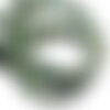 Fil 39cm 34pc env - perles de pierre - turquoise afrique gouttes 11x8mm