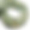 Fil 39cm 50pc env - perles de pierre - jade naturel birmanie boules 8mm
