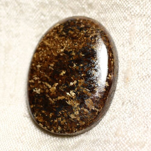 N29 - cabochon de pierre - bronzite ovale 40mm - 4558550087171