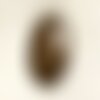 N18 - cabochon de pierre - bronzite ovale 23mm - 4558550087065