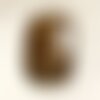N14 - cabochon de pierre - bronzite rectangle 23mm - 4558550087027