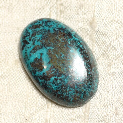N10 - cabochon pierre semi précieuse - azurite ovale 32x21mm - 4558550079336