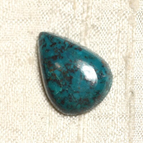 N3 - cabochon pierre semi précieuse - azurite goutte 22x16mm - 4558550079268