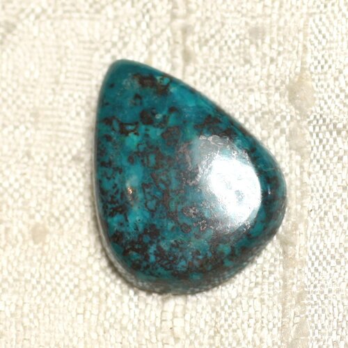 N9 - cabochon pierre semi précieuse - azurite goutte 23x18mm - 4558550079329