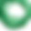 Fil 39cm 62pc environ - perles pierre - jade boules 6mm vert emeraude