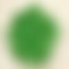 Fil 39cm 63pc env - perles pierre - jade boules 6mm vert pomme fluo