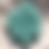 Fil 39cm 32pc env - perles de pierre - jade boules 12mm bleu clair turquoise