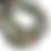 Fil 39cm 43pc env - perles pierre - mélange pierres agate jaspe nuggets 8-10mm
