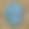 Fil 39cm 64pc env - perles de pierre - jade boules facettées 6mm bleu clair ciel