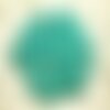 Fil 39cm 48pc environ - perles pierre jade boules 8mm bleu vert turquoise