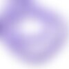 Fil 39cm 48pc env - perles de pierre - jade boules 8mm violet mauve lavande