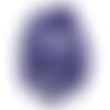 Fil 39cm 38pc env - perles de pierre - lapis lazuli palets 10mm