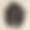 Fil 39cm 31pc env - perles de pierre - hématite cercles donuts cadres 12mm