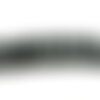 Fil 39cm 190pc env - perles de pierre - obsidienne flocon mouchetée boules 2mm