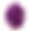 Fil 39cm 90pc env - perles de pierre - jade rondelles facettées 6x4mm violet