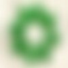 Fil 39cm 27pc env - perles de pierre - jade ovales facettés 14x10mm vert emeraude