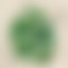 Fil 39cm 35pc env - perles nacre palets 9-10mm vert pomme