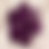 Fil 39cm 14pc env - perles de pierre - jade grands ovales 25x18mm violet
