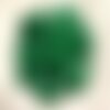 Fil 39cm 14pc env - perles de pierre - jade grands ovales 25x18mm vert empire