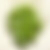 Fil 39cm 25pc env - perles de pierre - jade cubes facettés 14-15mm vert
