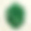 Fil 39cm 48pc env - perles de pierre - onyx vert boules facettées 8mm