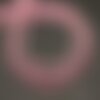 Fil 39cm 128pc env - perles de pierre - quartz rose rondelles facettées 4x3mm