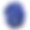 Fil 39cm 48pc env - perles de pierre turquoise synthèse reconstituée boules 8mm bleu nuit