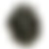 Fil 39cm 48pc env - perles de pierre turquoise synthèse reconstituée boules 8mm noir