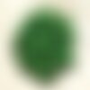 Fil 39cm 63pc env - perles de pierre turquoise synthèse reconstituée boules 6mm vert