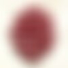 100pc - perles ceramique porcelaine boules 8mm rouge rose framboise
