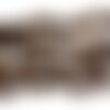 Fil 39cm 120pc env - perles de pierre - bronzite rocailles chips batonnets 8-18mm