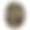 Fil 39cm 65pc env - perles de pierre - quartz fumé boules facettées 6mm