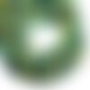 Fil 39cm 186pc env - perles de pierre - jade boules 2mm multicolore jaune vert bleu