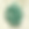 100pc - perles céramique porcelaine rondes irisées 12mm vert clair turquoise