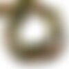 Fil 34cm 25-31pc env - perles de pierre - unakite olives ovales 8-15mm - 8741140012769