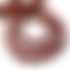 Fil 36cm 31-39pc env - perles de pierre - jaspe rouge olives ovales 7-12mm - 8741140012721