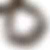Fil 33cm 23pc env - perles de pierre - quartz fumé tubes 9-18mm - 8741140013278