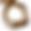 Fil 38cm 27pc env - perles de pierre - oeil de tigre tubes 10-16mm - 8741140013254