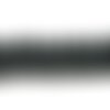Fil 39cm 46pc env - perles de pierre - onyx noir mat sablé givré boules 8mm