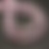 Fil 39cm 50pc env - perles de pierre - kunzite rose boules 8mm