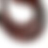 Fil 20cm 25pc env - perles pierre ambre naturelle baltique boules 8mm rouge cerise noir