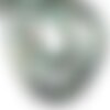 Fil 39cm 46pc env - perles de pierre - turquoise d'afrique boules 8mm mat sablé givré
