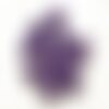 5pc - perles pierre turquoise synthese crane tete de mort 18mm violet - 4558550036483