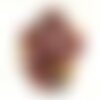 5pc - perles pierre - jaspe mokaite boules 8mm multicolore - 4558550036001