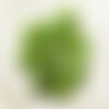 5pc - perles pierre turquoise synthese crane tete de mort 18mm vert pomme fluo - 4558550035974
