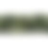 20pc - perles pierre - serpentine boules 6mm noir vert kaki