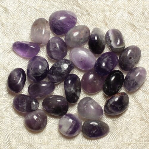 Perles de pierre - améthyste chevron nuggets 12-15mm - 10pc  4558550033321