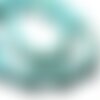 4pc - perles de pierre - turquoise synthèse reconstituée gouttes 25mm bleu turquoise - 4558550032140