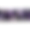 5pc - perles de pierre - agate violette rubanée boules 10mm  4558550031020